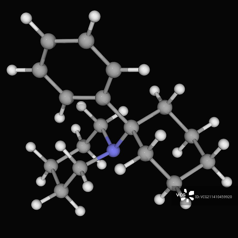 PCP药物分子图片素材