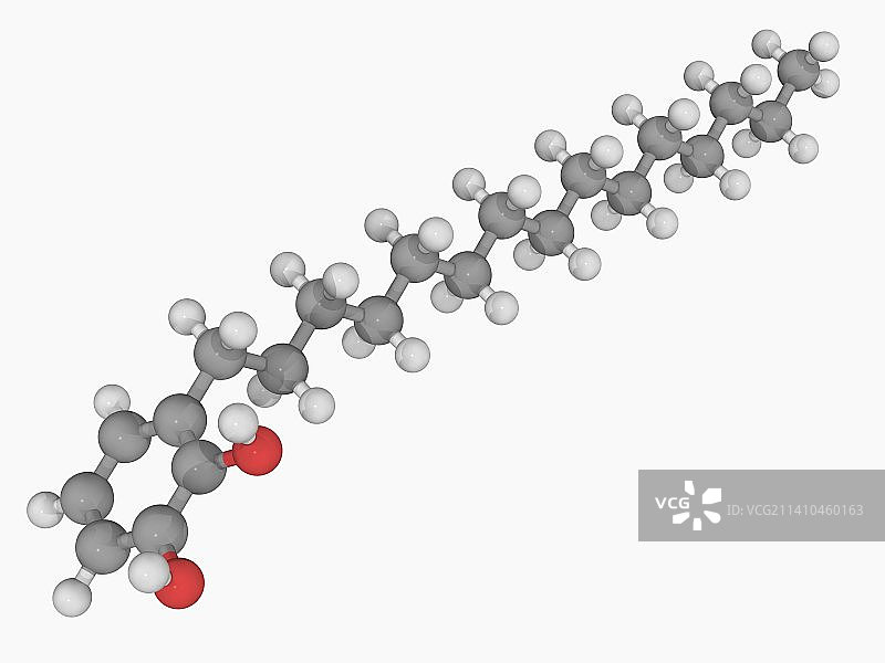 毒葛毒素分子图片素材