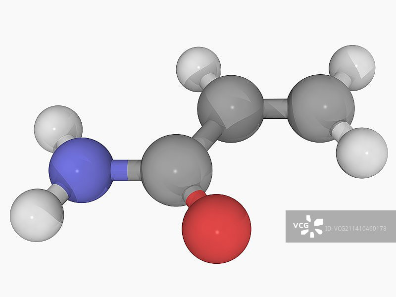 丙烯酰胺分子图片素材