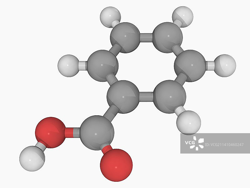 苯甲酸分子图片素材