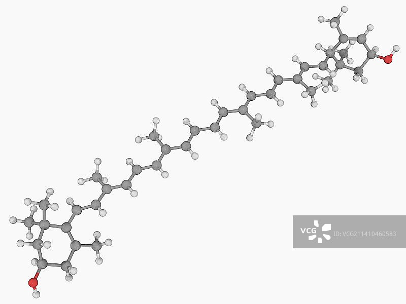 叶黄素分子图片素材