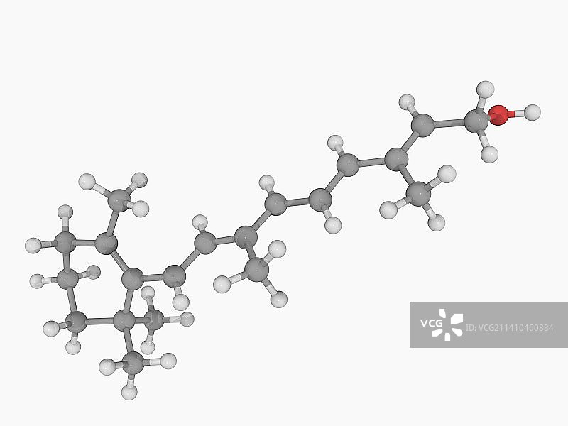 维生素A分子图片素材