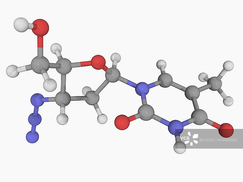齐多夫定药物分子图片素材