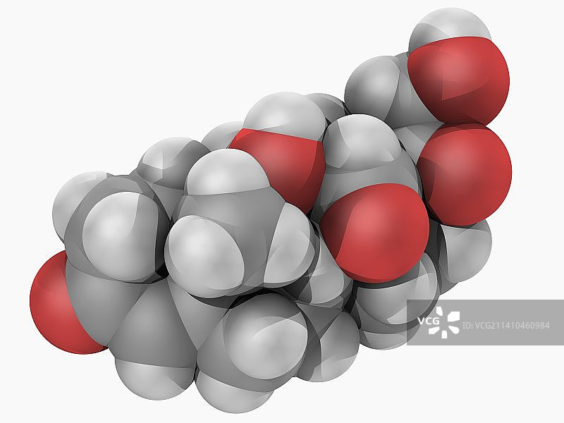 醛固酮激素分子图片素材