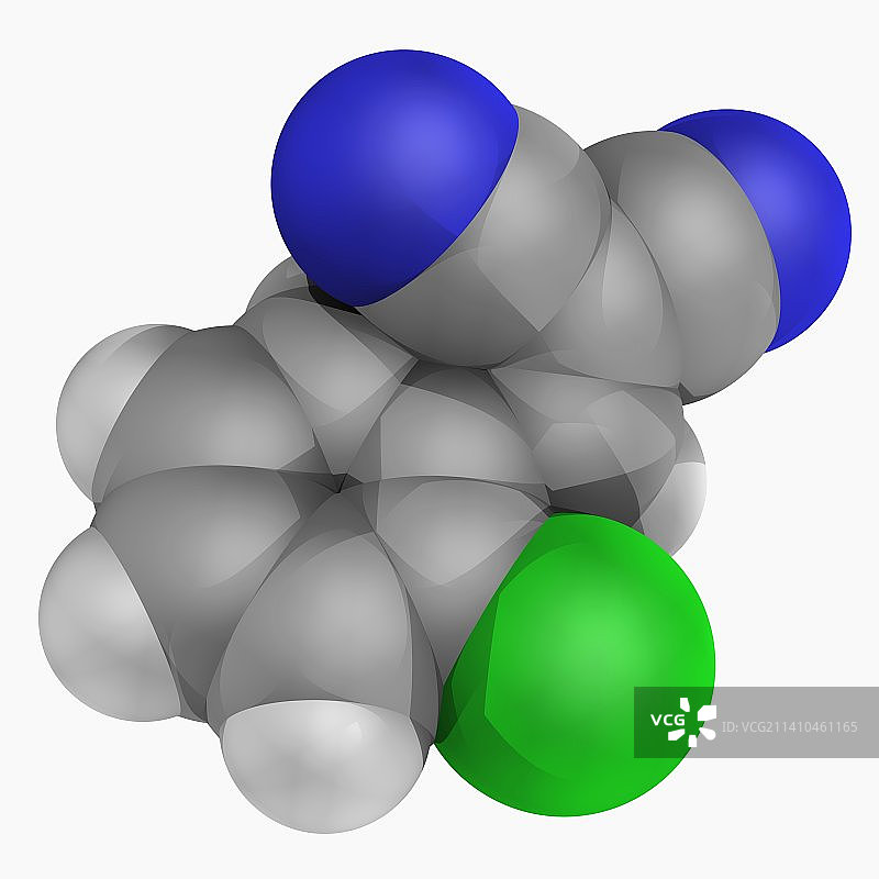 催泪瓦斯分子图片素材