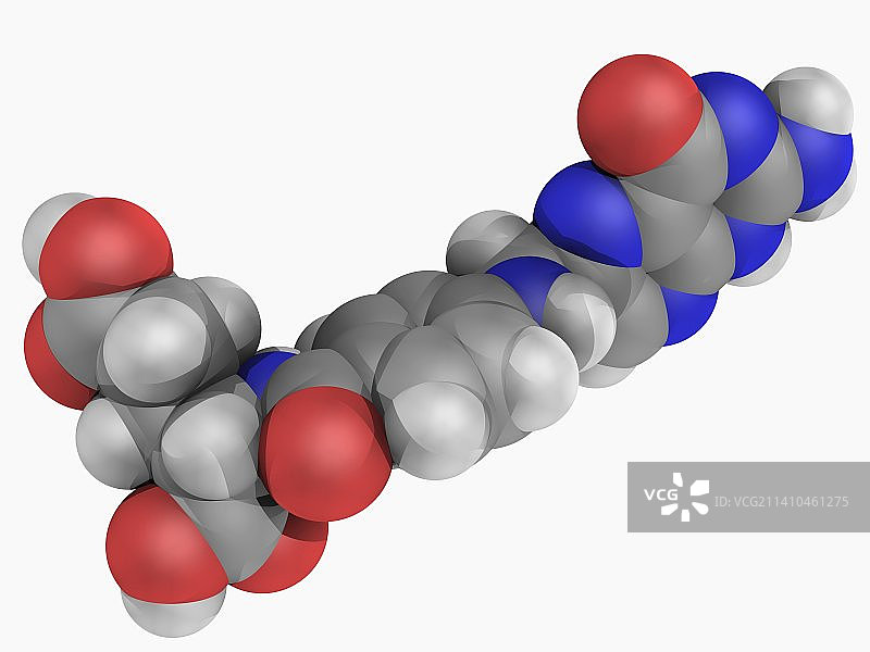 叶酸维生素B9分子图片素材