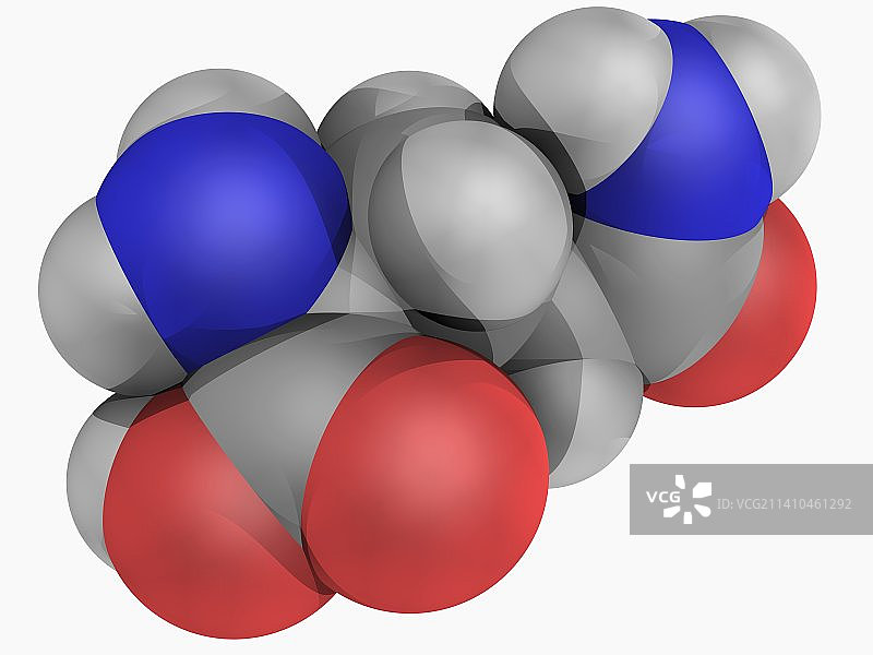 谷氨酰胺分子图片素材
