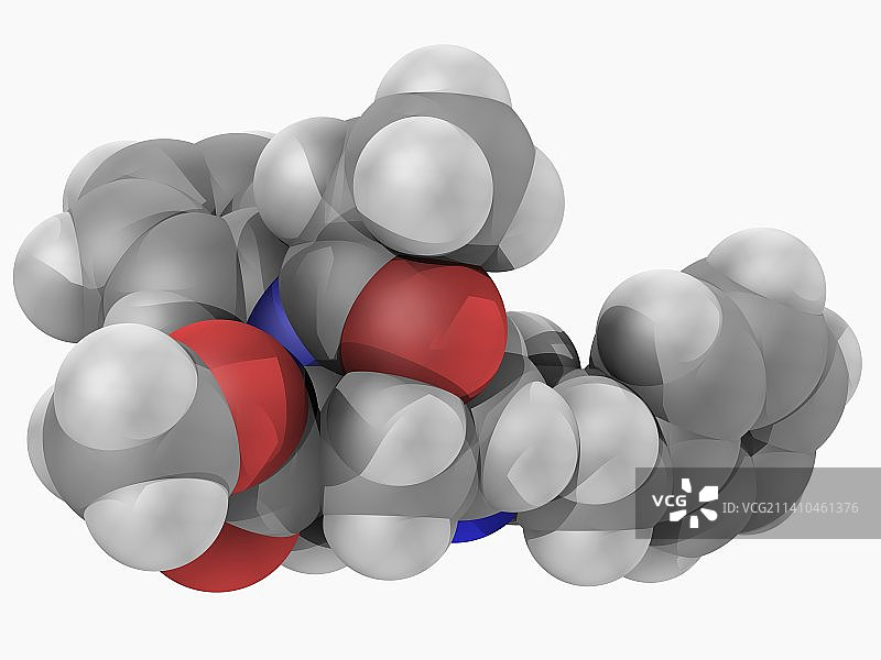 洛芬太尼药物分子图片素材