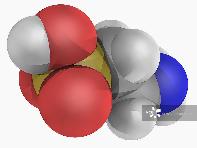 牛磺酸分子图片素材