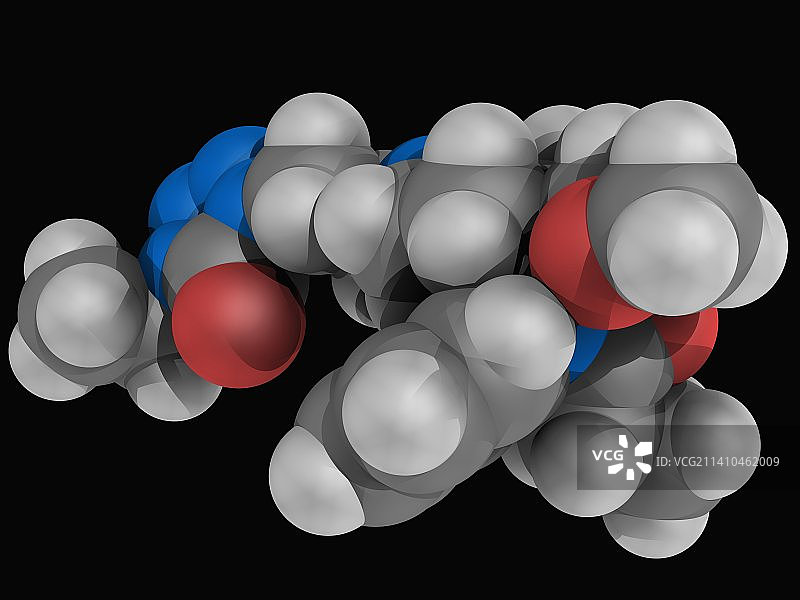 阿芬太尼药物分子图片素材