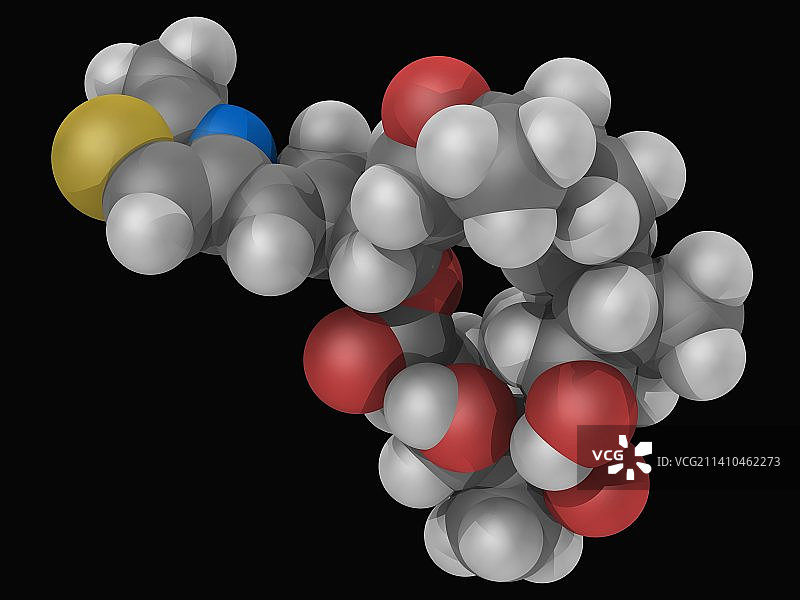 埃博霉素B药物分子图片素材