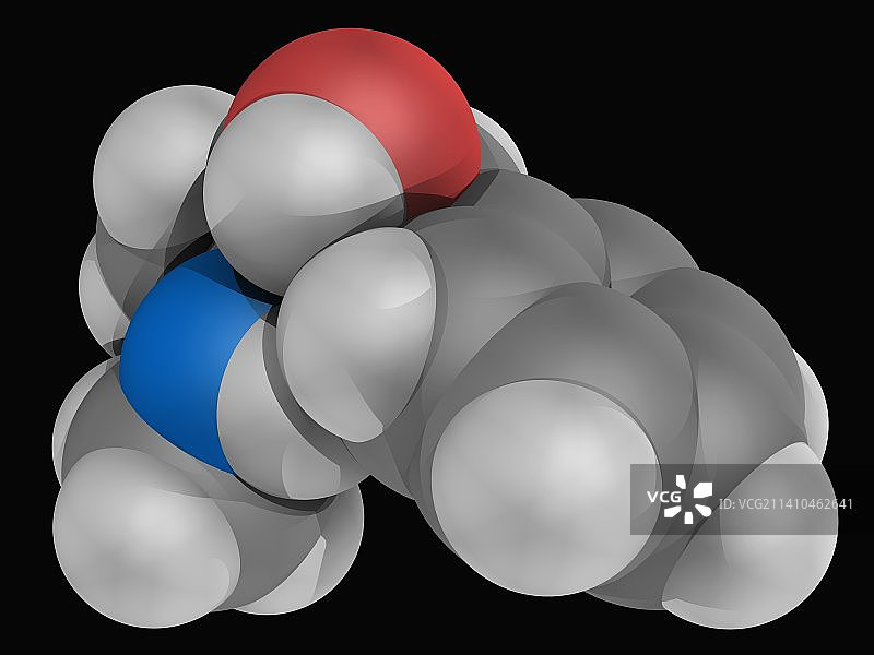 伪麻黄碱药物分子图片素材