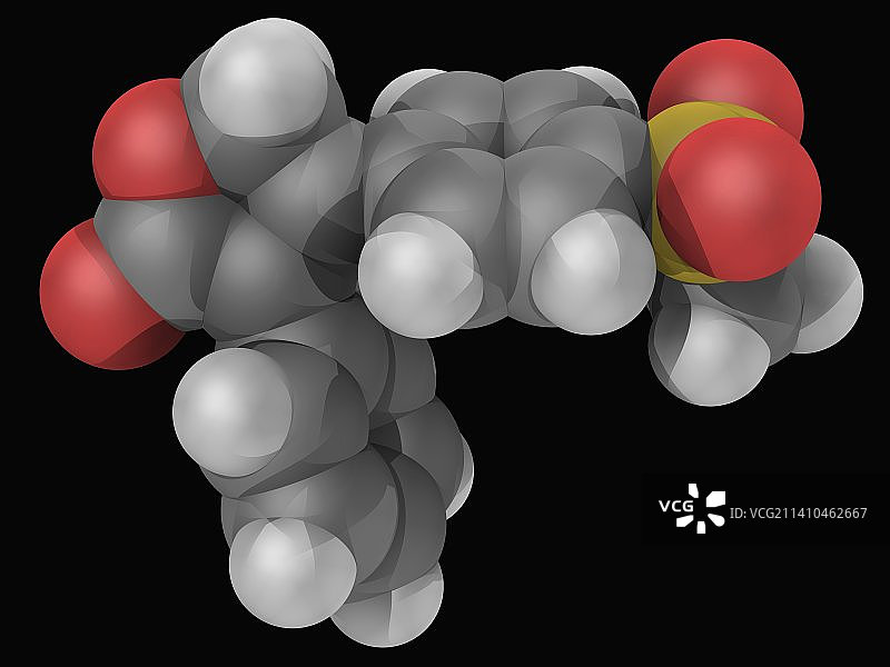 罗非昔布药物分子图片素材