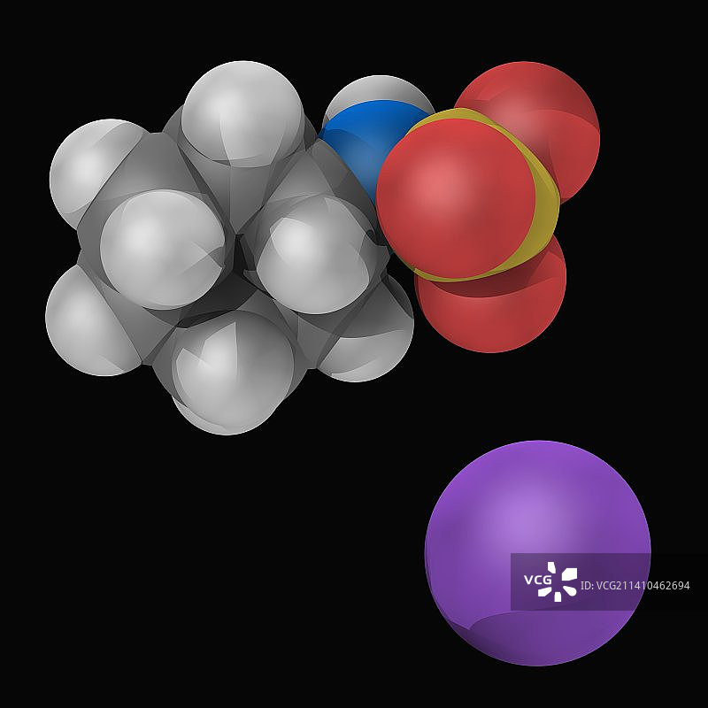 甜蜜素分子图片素材