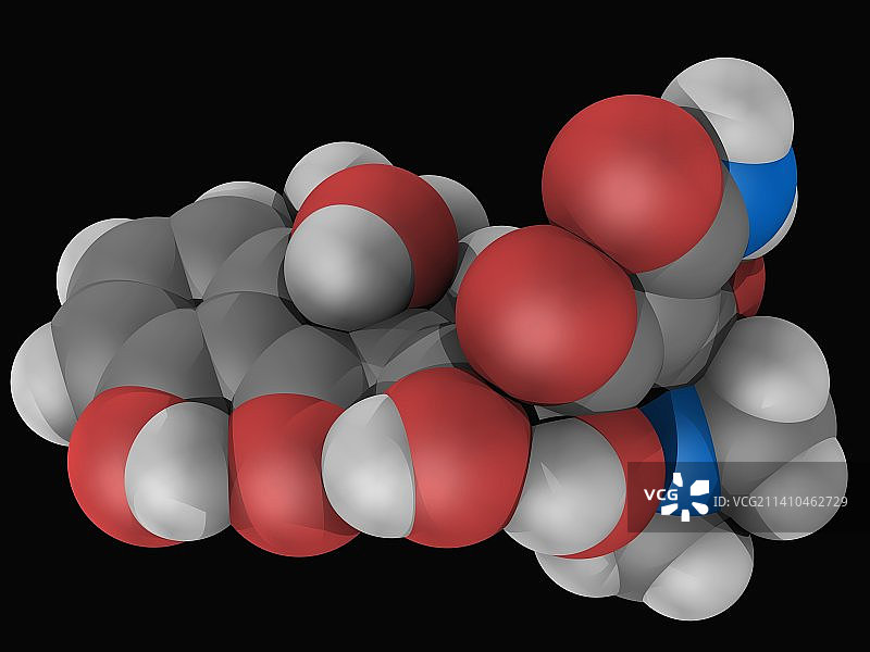 四环素药物分子图片素材