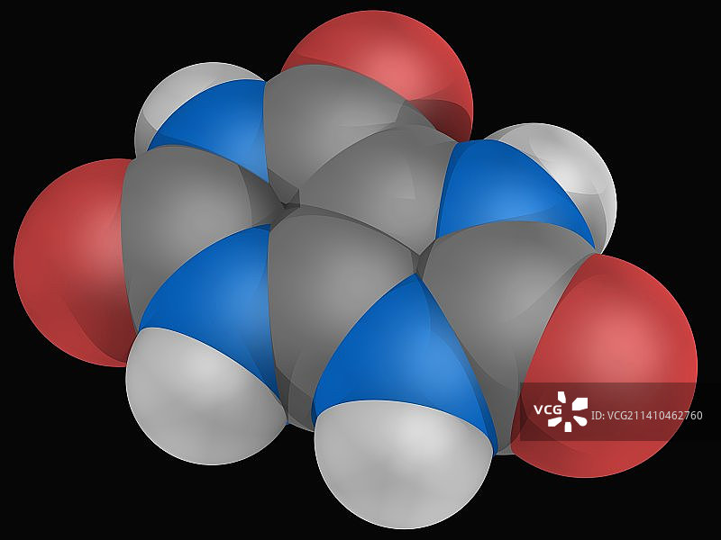 尿酸分子图片素材