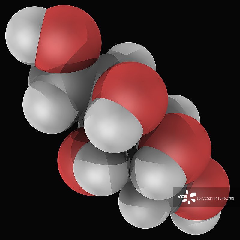 木糖醇分子图片素材