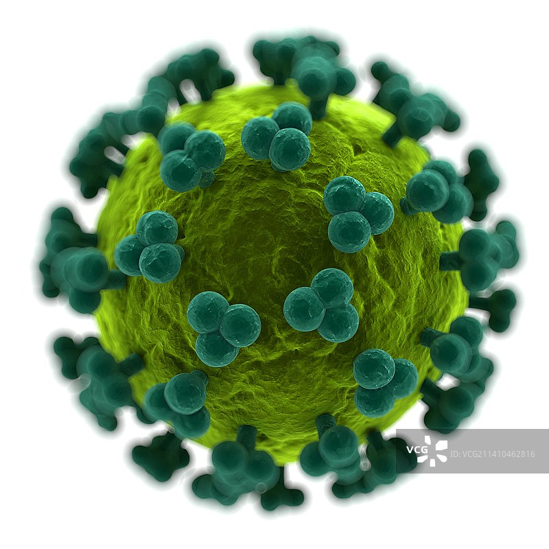 艾滋病病毒颗粒图片素材