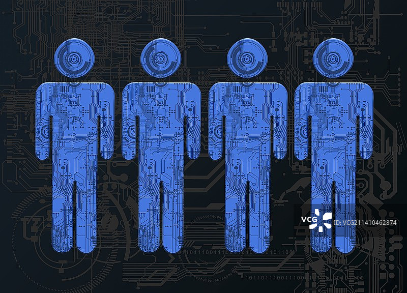 身份盗窃概念艺术作品图片素材