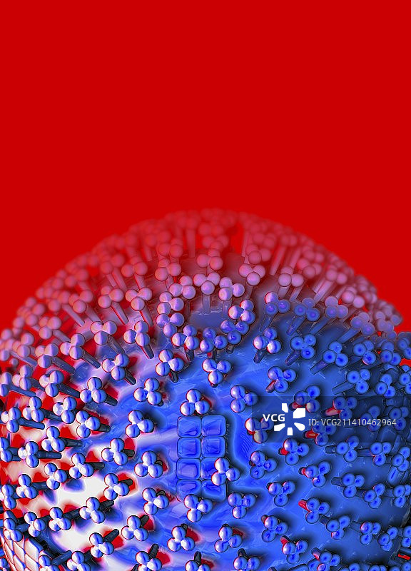 流感病毒，艺术作品图片素材