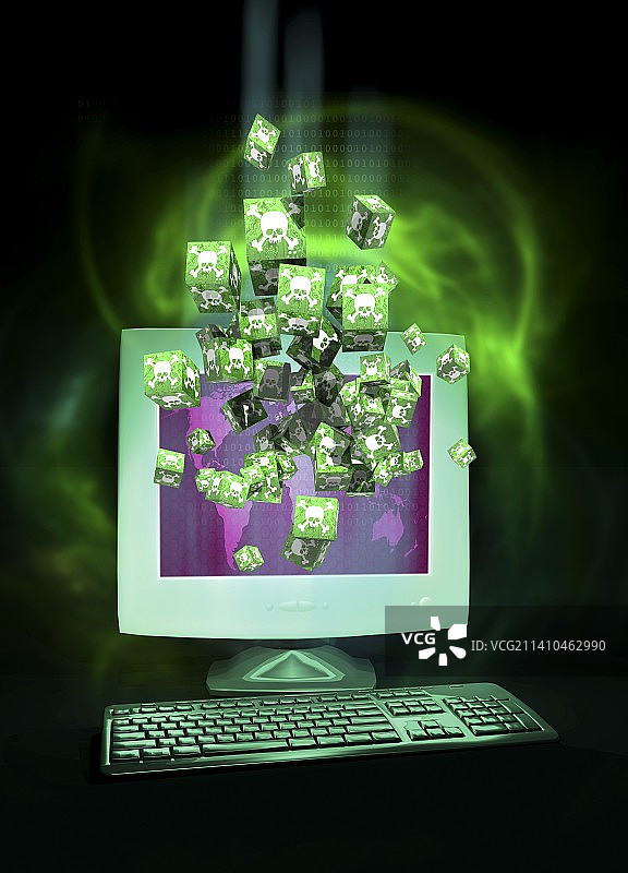 数字盗版概念艺术作品图片素材