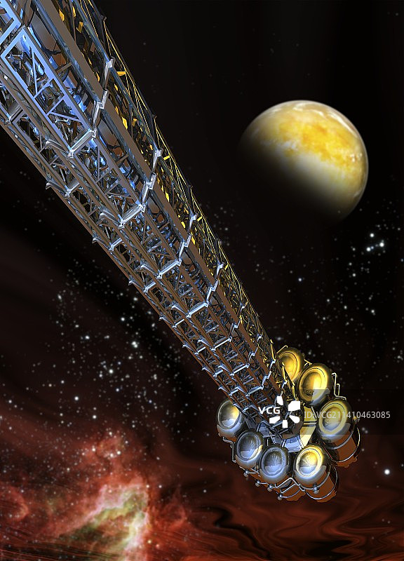 未来宇宙飞船美术作品图片素材