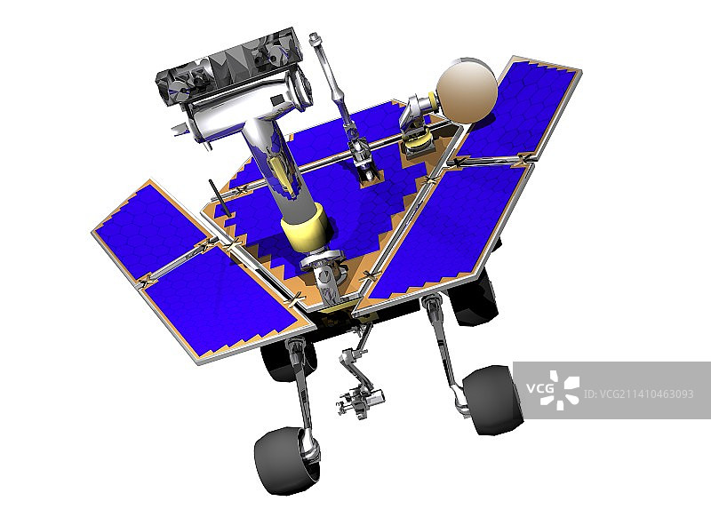 火星探测车艺术作品图片素材