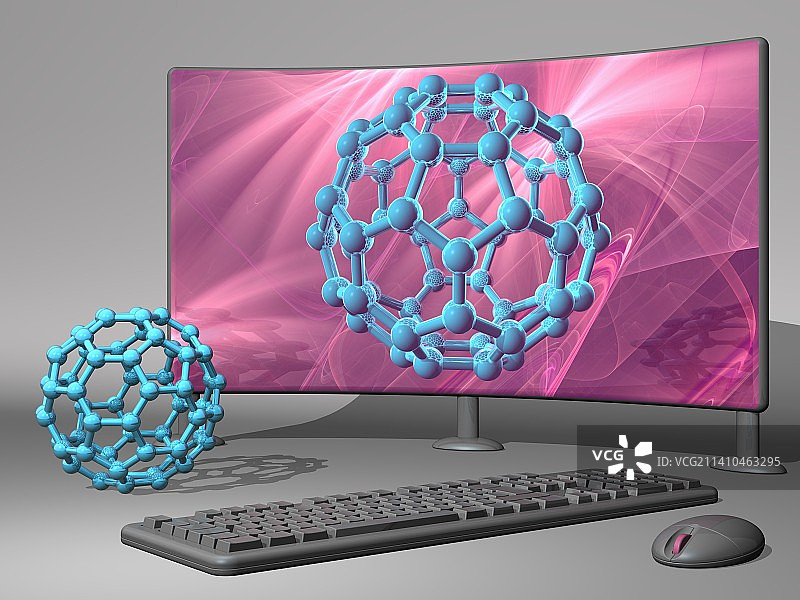 纳米技术研究概念图图片素材