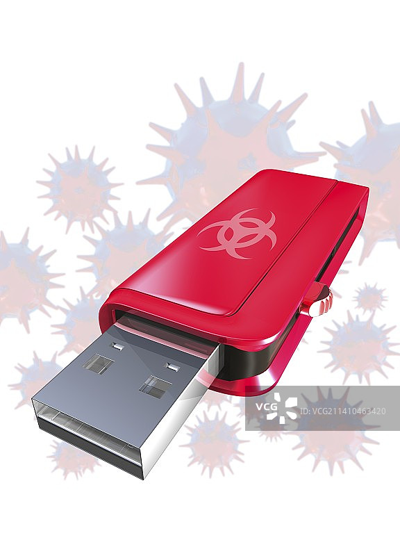 计算机病毒概念图图片素材