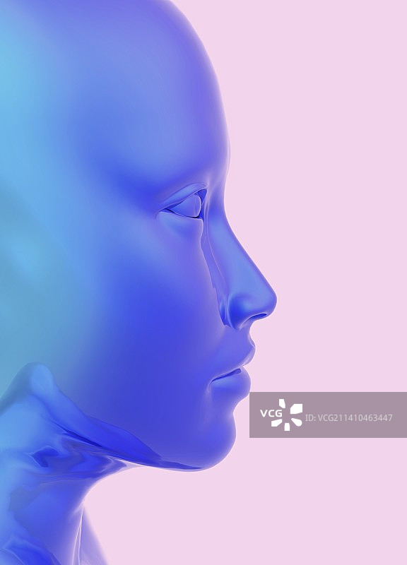 人物侧脸艺术作品图片素材