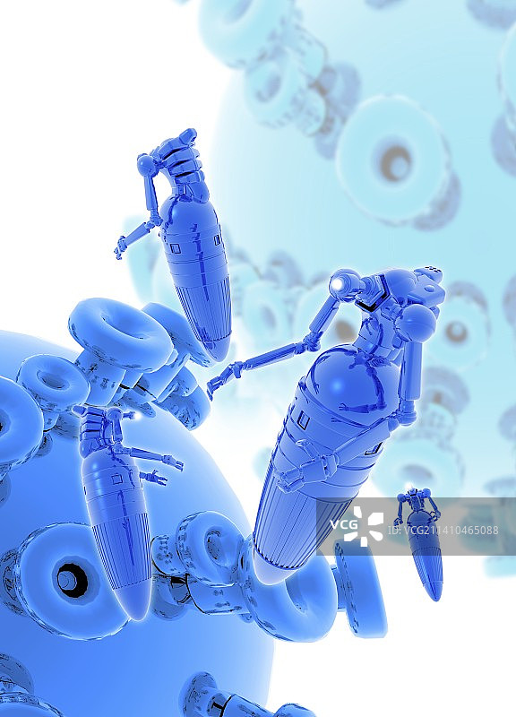 医疗纳米机器人图片素材