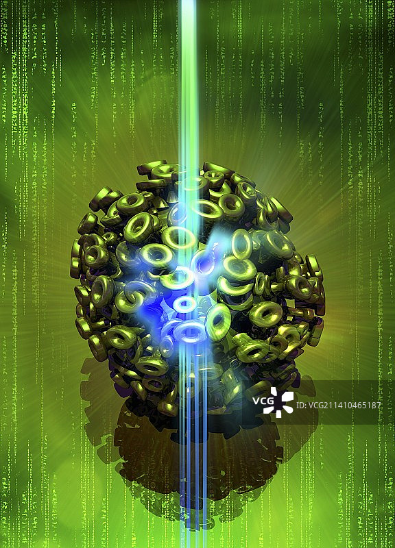 计算机病毒概念图图片素材