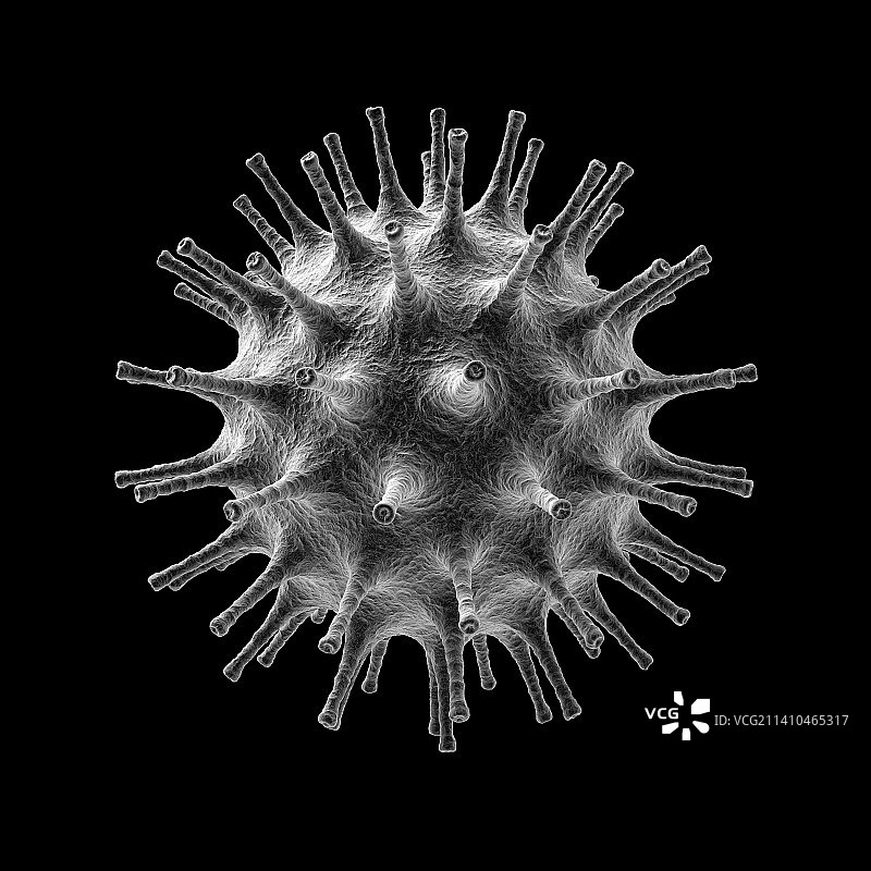 病毒颗粒艺术作品图片素材