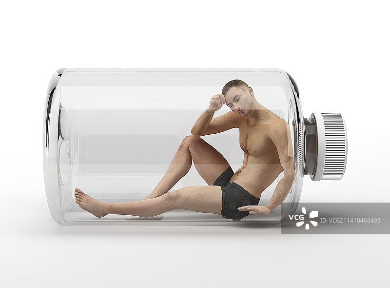 男性标本概念艺术作品图片素材