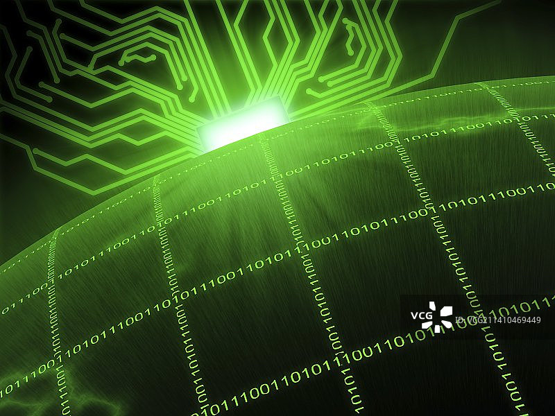 数字世界概念艺术作品图片素材