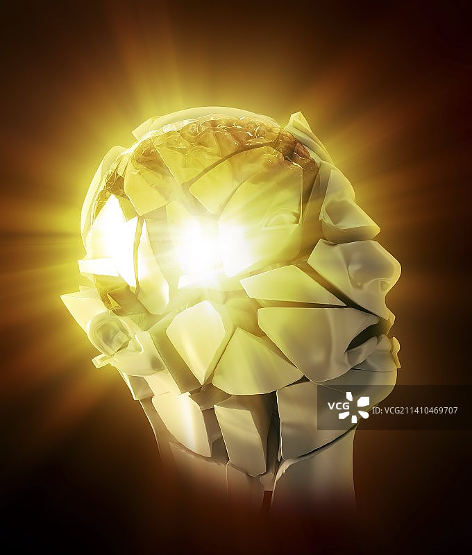 心理健康问题艺术作品图片素材