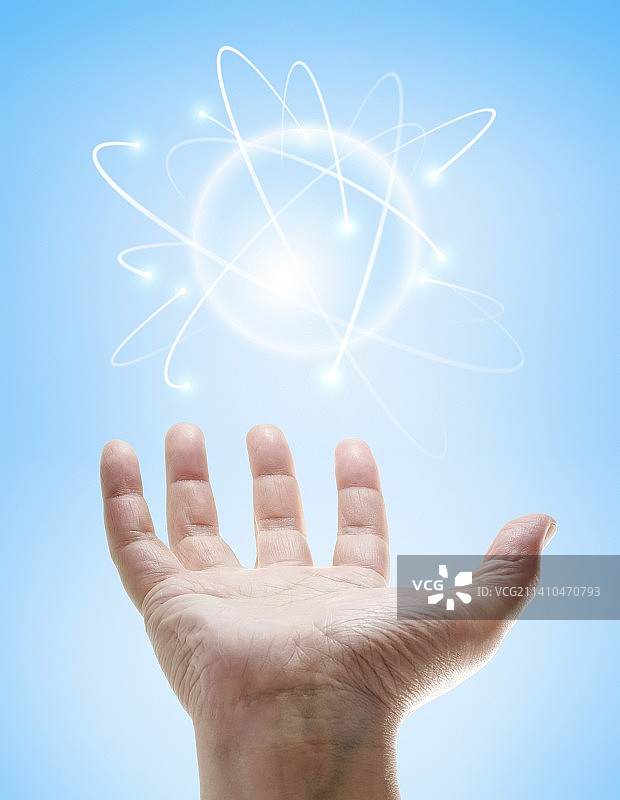 原子能概念艺术作品图片素材