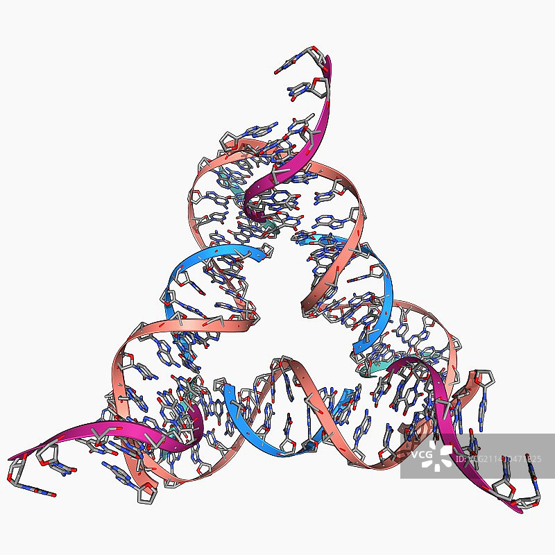 自组装DNA三角形图片素材