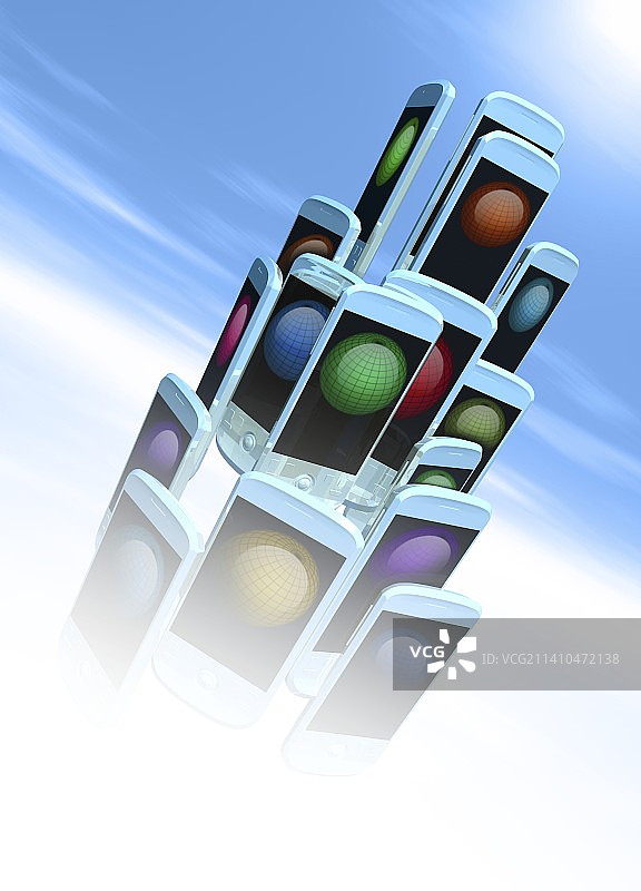 全球通信概念艺术作品图片素材