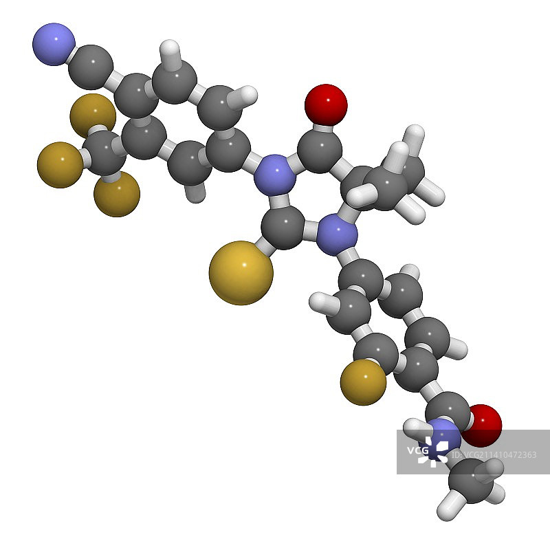 恩杂鲁胺前列腺癌药物图片素材