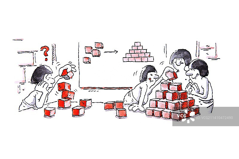 团队合作的益处，艺术作品图片素材