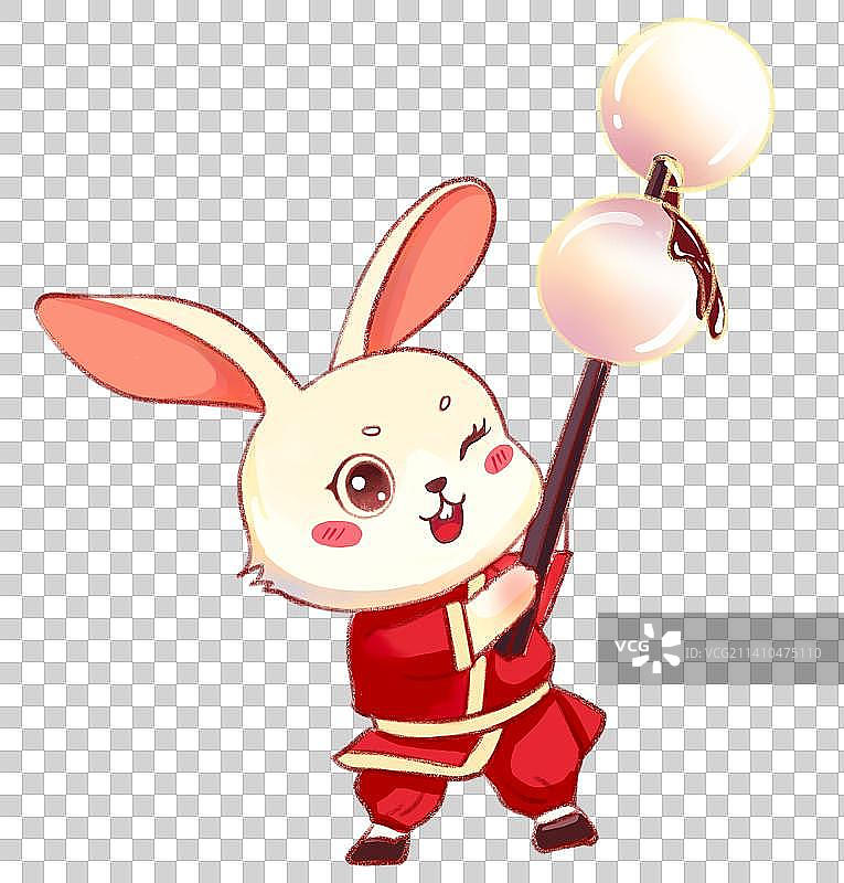 兔年新年春节国潮风格图片素材