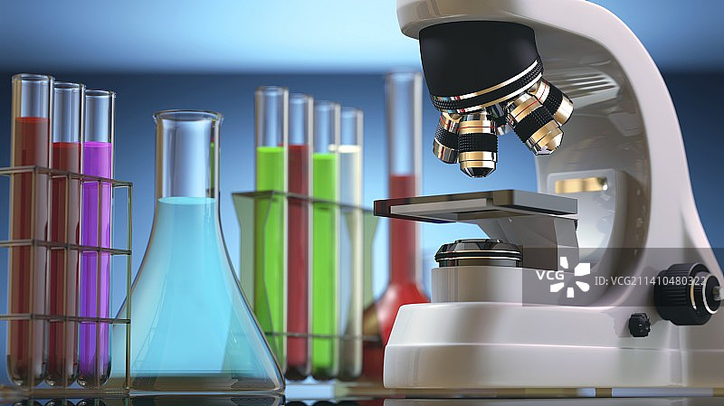 生物学研究概念艺术作品图片素材