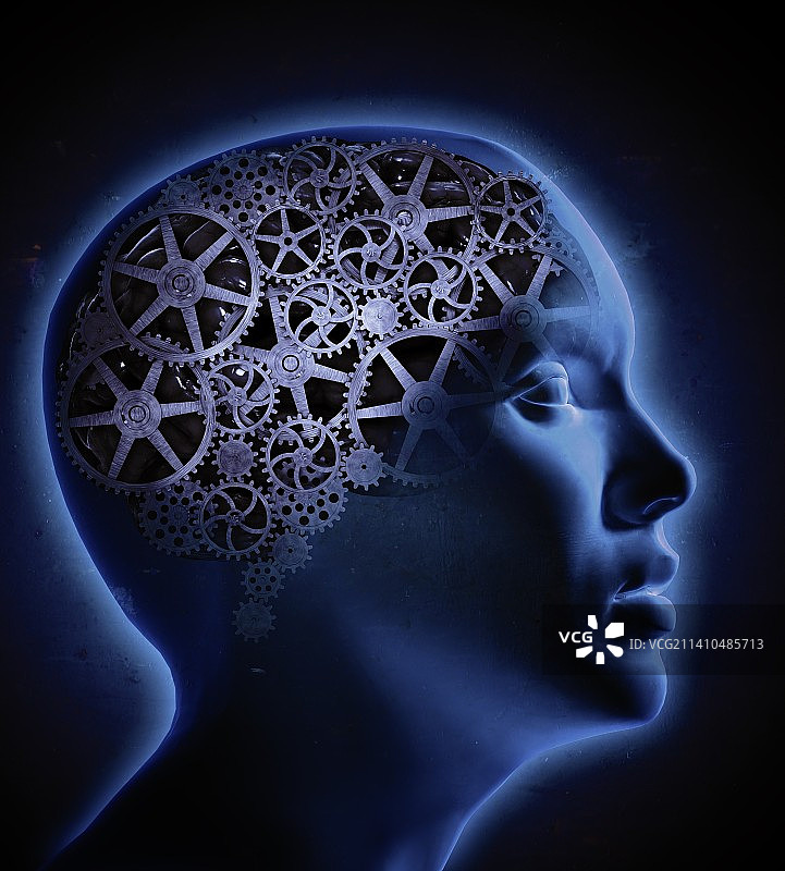 思维过程概念艺术图片素材