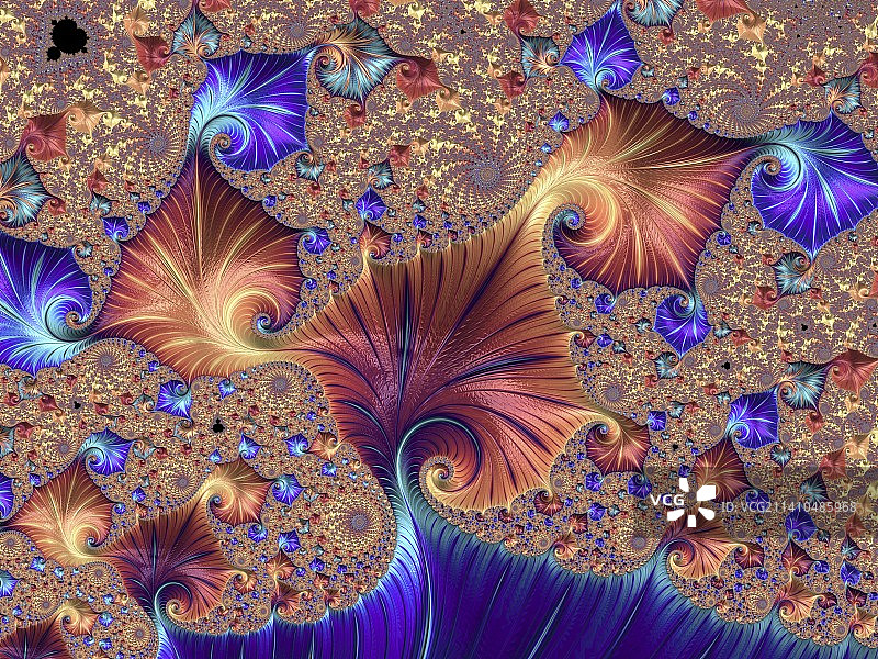 曼德勃罗分形图片素材