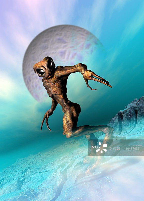 外星人艺术作品图片素材