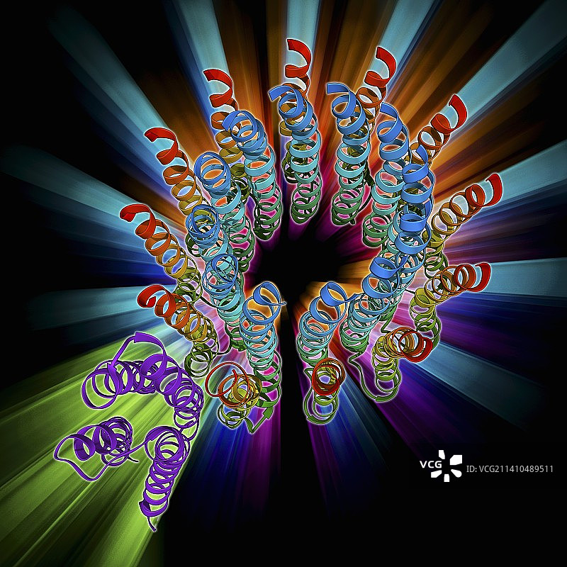 ATP合酶分子图片素材