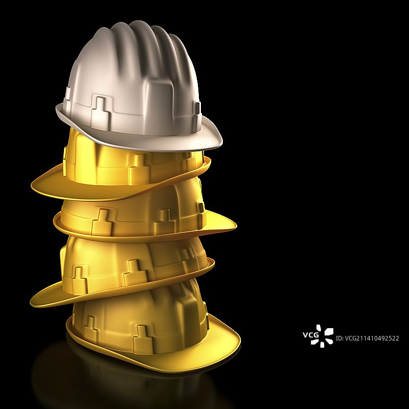 一堆安全帽艺术作品图片素材