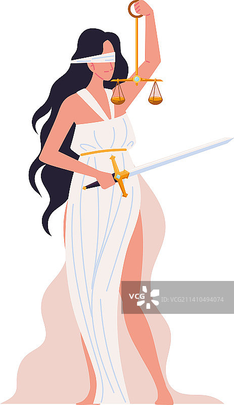 正义女神忒弥斯图片素材