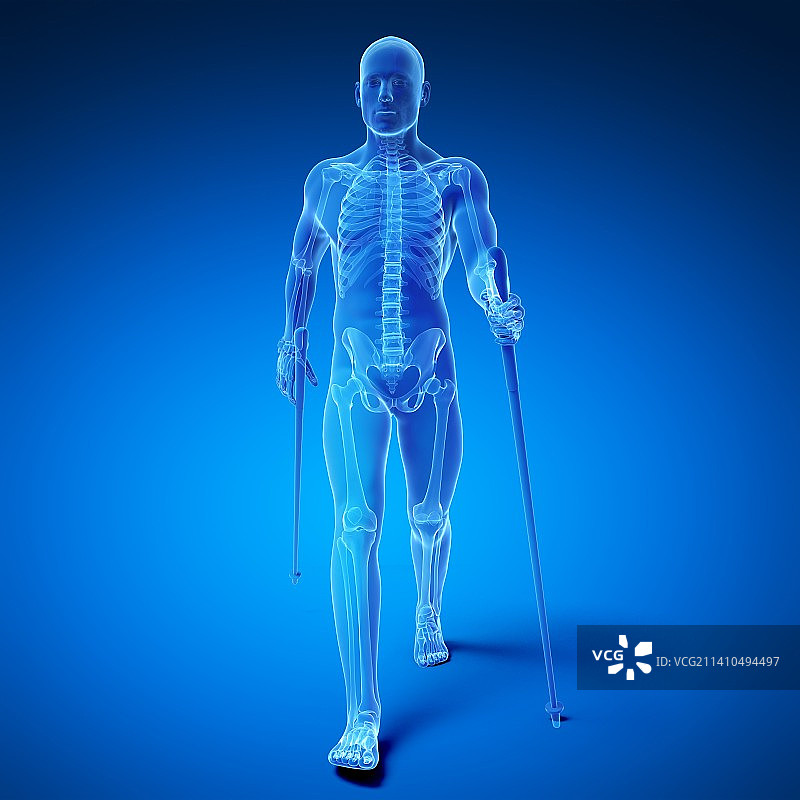 北欧健走者艺术作品图片素材